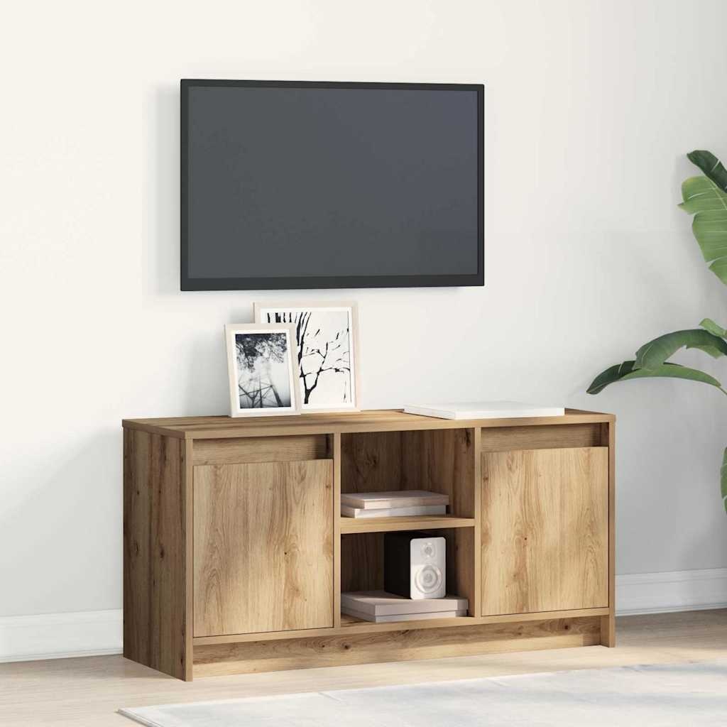 VidaXL TV Eenheden Bruin 100 x 34 x 50 cm Bewerkt hout