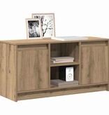 VidaXL TV Eenheden Bruin 100 x 34 x 50 cm Bewerkt hout