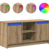 VidaXL TV Eenheden Bruin 100 x 34 x 50 cm Bewerkt hout