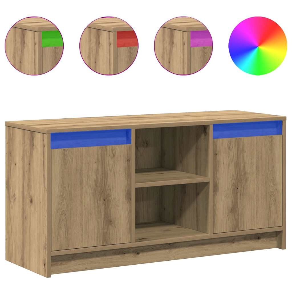 VidaXL TV Eenheden Bruin 100 x 34 x 50 cm Bewerkt hout