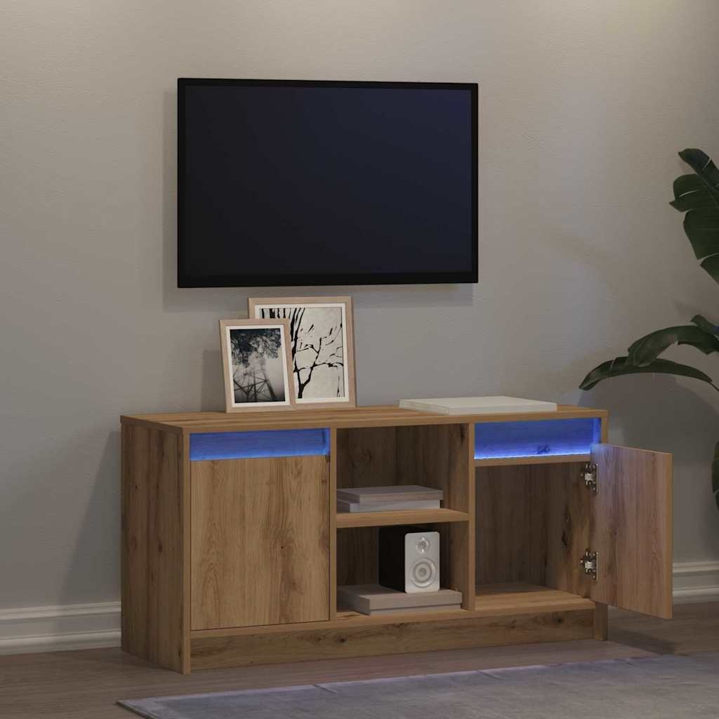 VidaXL TV Eenheden Bruin 100 x 34 x 50 cm Bewerkt hout