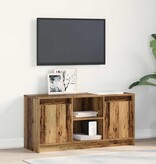 VidaXL TV Eenheden Bruin 100 x 34 x 50 cm Bewerkt hout