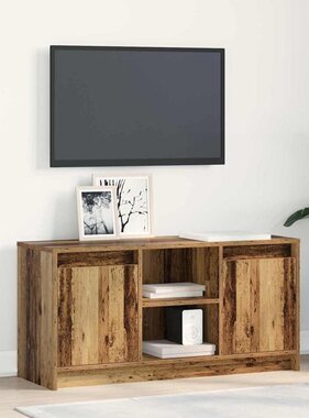 VidaXL TV Eenheden Bruin 100 x 34 x 50 cm Bewerkt hout