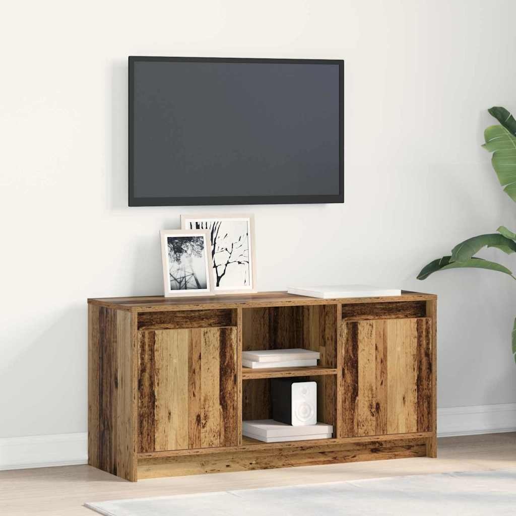 VidaXL TV Eenheden Bruin 100 x 34 x 50 cm Bewerkt hout