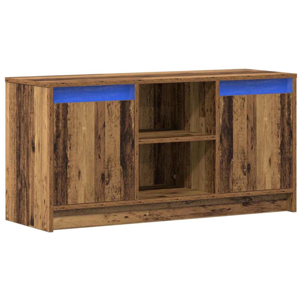 VidaXL TV Eenheden Bruin 100 x 34 x 50 cm Bewerkt hout