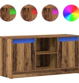 VidaXL TV Eenheden Bruin 100 x 34 x 50 cm Bewerkt hout