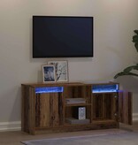VidaXL TV Eenheden Bruin 100 x 34 x 50 cm Bewerkt hout