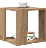 VidaXL Salontafel Artisan Eiken 32 x 32 x 30 cm Bewerkt hout