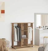 VidaXL Kledingkast met plank artisanaal eikenkleurig 102 x 38 x 110 cm