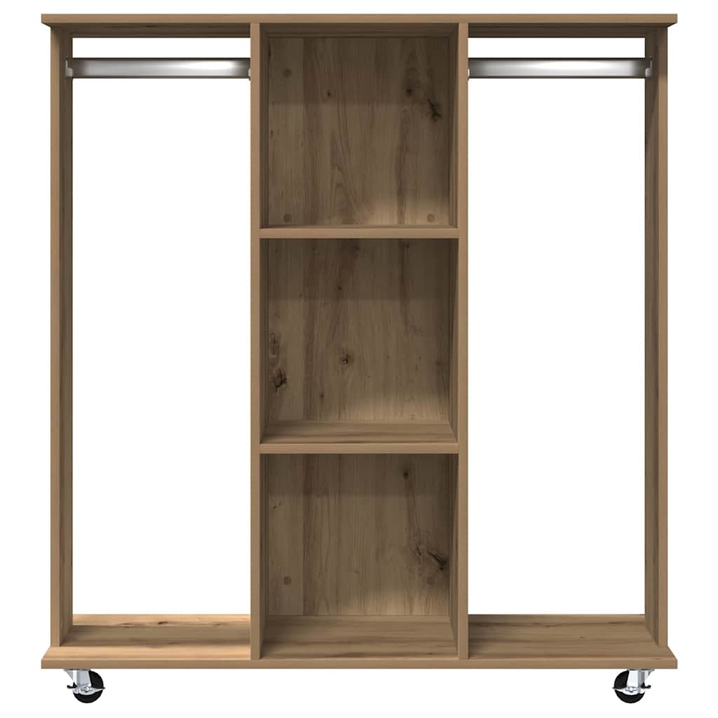 VidaXL Kledingkast met plank artisanaal eikenkleurig 102 x 38 x 110 cm
