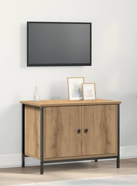 VidaXL TV-kast Artisan Eiken 60 x 35 x 45 cm Bewerkt hout