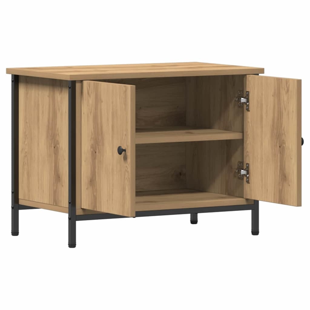 VidaXL TV-kast Artisan Eiken 60 x 35 x 45 cm Bewerkt hout