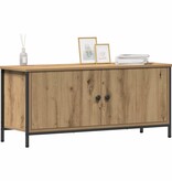 VidaXL TV-kast Artisan Eiken 100 x 35 x 45 cm Bewerkt hout
