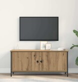 VidaXL TV-kast Artisan Eiken 100 x 35 x 45 cm Bewerkt hout