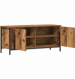 VidaXL TV-kast Oud Hout 100 x 35 x 45 cm Bewerkt hout