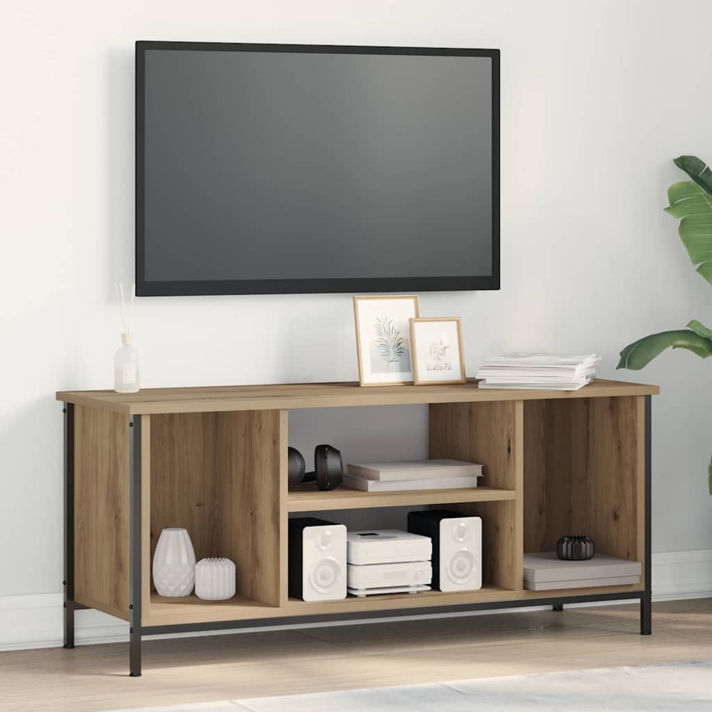 VidaXL TV-kast Artisan Eiken 102 x 35 x 45 cm Bewerkt hout