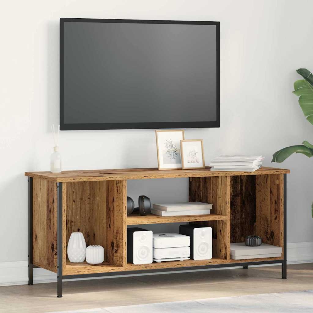 VidaXL TV-kast Oud Hout 102 x 35 x 45 cm Bewerkt hout