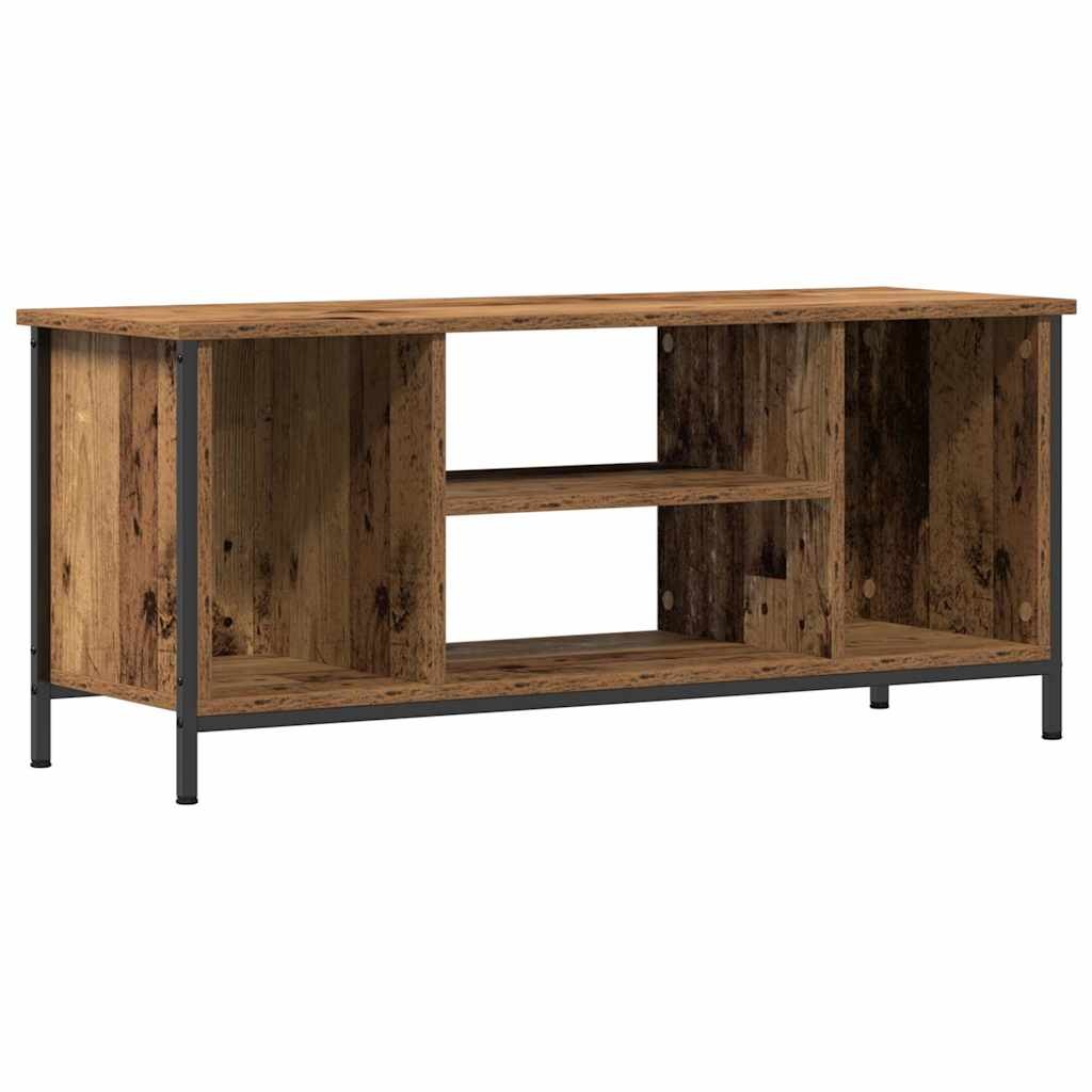 VidaXL TV-kast Oud Hout 102 x 35 x 45 cm Bewerkt hout