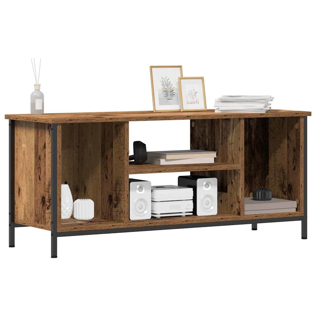 VidaXL TV-kast Oud Hout 102 x 35 x 45 cm Bewerkt hout