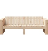 VidaXL Tuinbank Bruin 185,5 x 60 x 62 cm Massief grenenhout