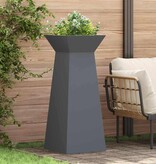 VidaXL Pilaar Plantenbak 2 pcs Antraciet 40 x 40 x 100 cm