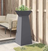 VidaXL Pilaar Plantenbak Antraciet 40 x 40 x 100 cm