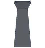 VidaXL Pilaar Plantenbak Antraciet 40 x 40 x 100 cm