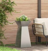 VidaXL Pilaar Plantenbak Zilver 35 x 35 x 73 cm