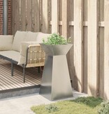 VidaXL Pilaar Plantenbak Zilver 35 x 35 x 73 cm