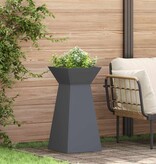 VidaXL Pilaar Plantenbak 2 pcs Antraciet 35 x 35 x 73 cm