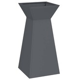 VidaXL Pilaar Plantenbak Antraciet 35 x 35 x 73 cm