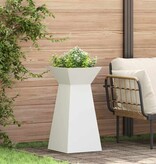 VidaXL Pilaar Plantenbak 2 pcs Wit 35 x 35 x 73 cm