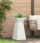 VidaXL Pilaar Plantenbak Wit 35 x 35 x 73 cm