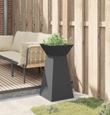 VidaXL Pilaar Plantenbak Zwart 35 x 35 x 73 cm