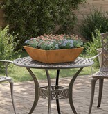 VidaXL Tuin Bloempot 5 pcs Roestig 50 x 50 x 15 cm Cortenstaal