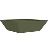 VidaXL Tuin Bloempot 5 pcs Olijf Groen 50 x 50 x 15 cm