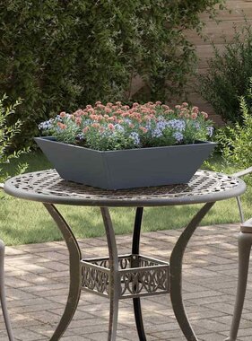 VidaXL Tuin Bloempot 5 pcs Antraciet 50 x 50 x 15 cm Koudgewalst staal