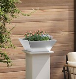 VidaXL Tuin Bloempot 5 pcs Zilver 40 x 40 x 15 cm Gegalvaniseerd staal