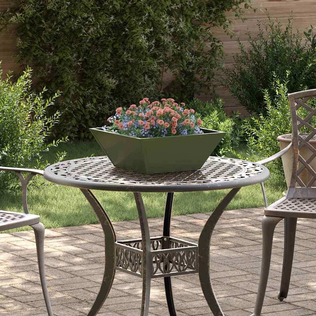 VidaXL Tuin Bloempot 5 pcs Olijf Groen 40 x 40 x 15 cm