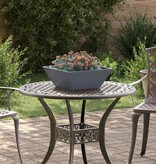 VidaXL Tuin Bloempot 5 pcs Antraciet 40 x 40 x 15 cm Koudgewalst staal