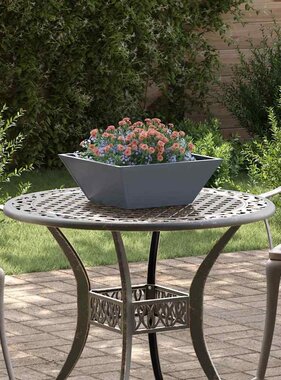 VidaXL Tuin Bloempot 5 pcs Antraciet 40 x 40 x 15 cm Koudgewalst staal