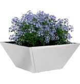 VidaXL Tuin Bloempot Zilver 35 x 35 x 15 cm Roestvrij staal