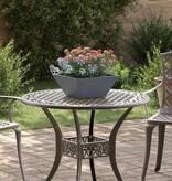 VidaXL Tuin Bloempot 5 pcs Antraciet 35 x 35 x 15 cm Koudgewalst staal