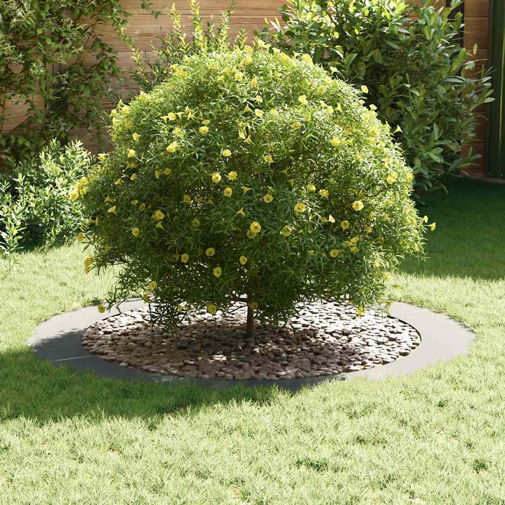 VidaXL geschikt voor platte boomring Zilver Ø90 / 120 cm