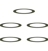 VidaXL geschikt voor platte boomringen 5 pcs Olijfgroen Ø90 / 120 cm