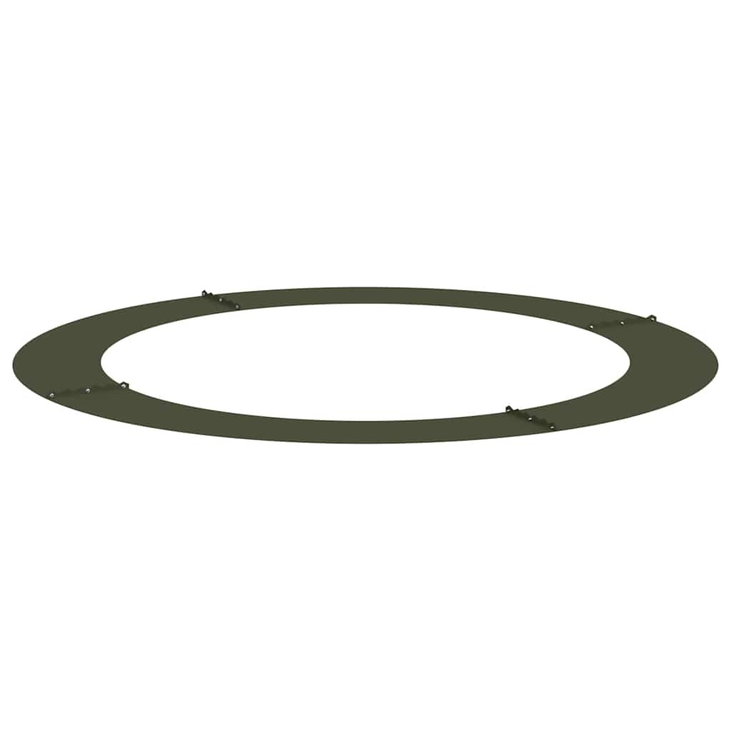 VidaXL geschikt voor platte boomringen 5 pcs Olijfgroen Ø90 / 120 cm