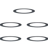 VidaXL geschikt voor platte boomringen 5 pcs Antraciet Ø90 / 120 cm