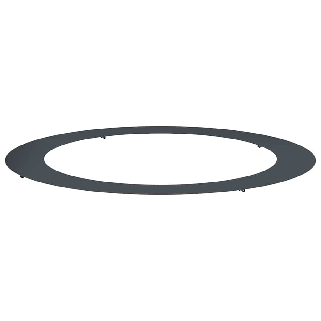 VidaXL geschikt voor platte boomring Antraciet Ø90 / 120 cm Staal