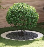 VidaXL geschikt voor platte boomringen 5 pcs Wit Ø90 / 120 cm Staal