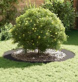 VidaXL geschikt voor platte boomringen 5 pcs Zwart Ø90 / 120 cm Staal